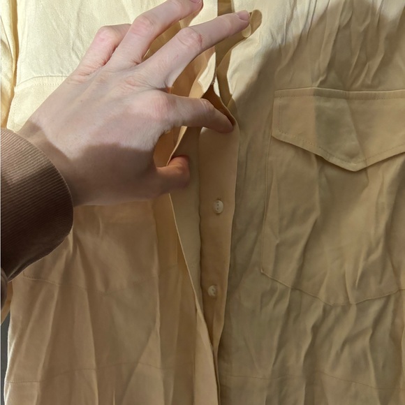 Rag & Bone Selma Linen Blend Midi Dress Size Medium - Picture 6 of 7